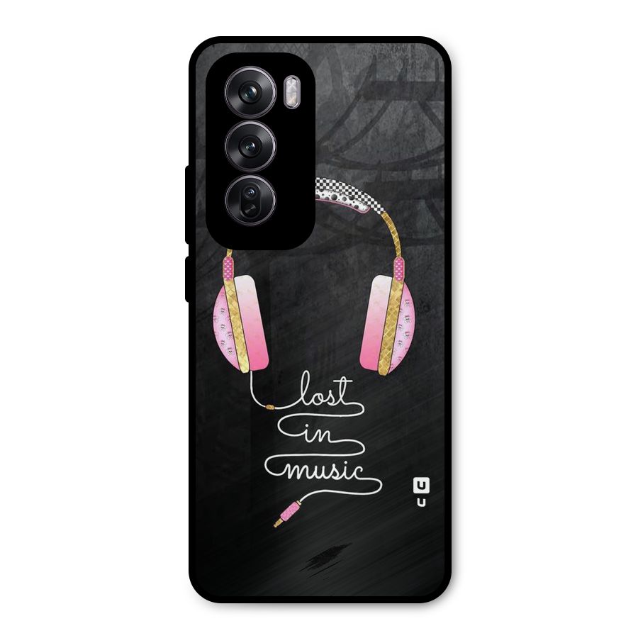Music Lost Metal Back Case for Oppo Reno12 Pro