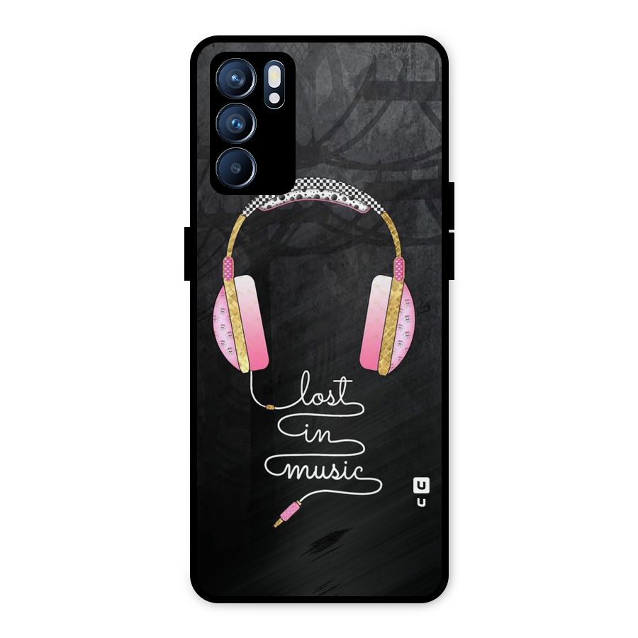 Music Lost Metal Back Case for Oppo Reno6 5G