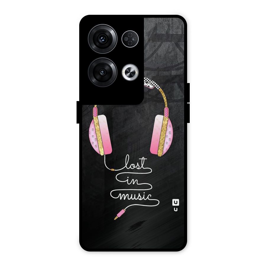 Music Lost Metal Back Case for Oppo Reno8 Pro 5G