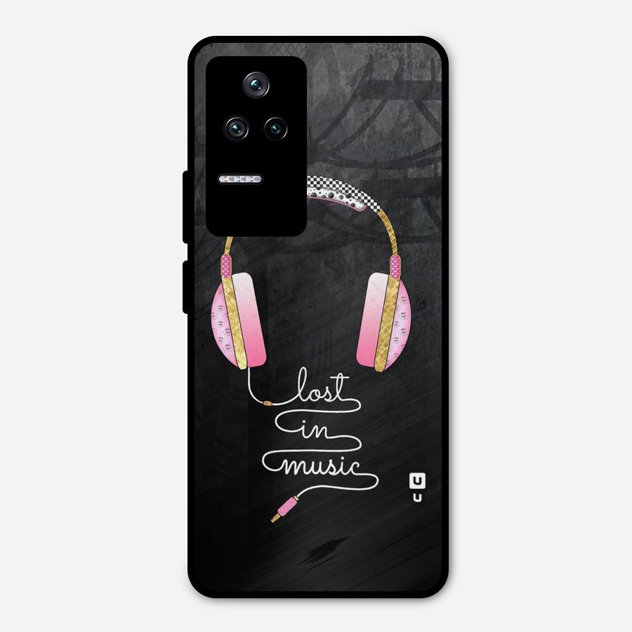 Music Lost Metal Back Case for Poco F4 5G