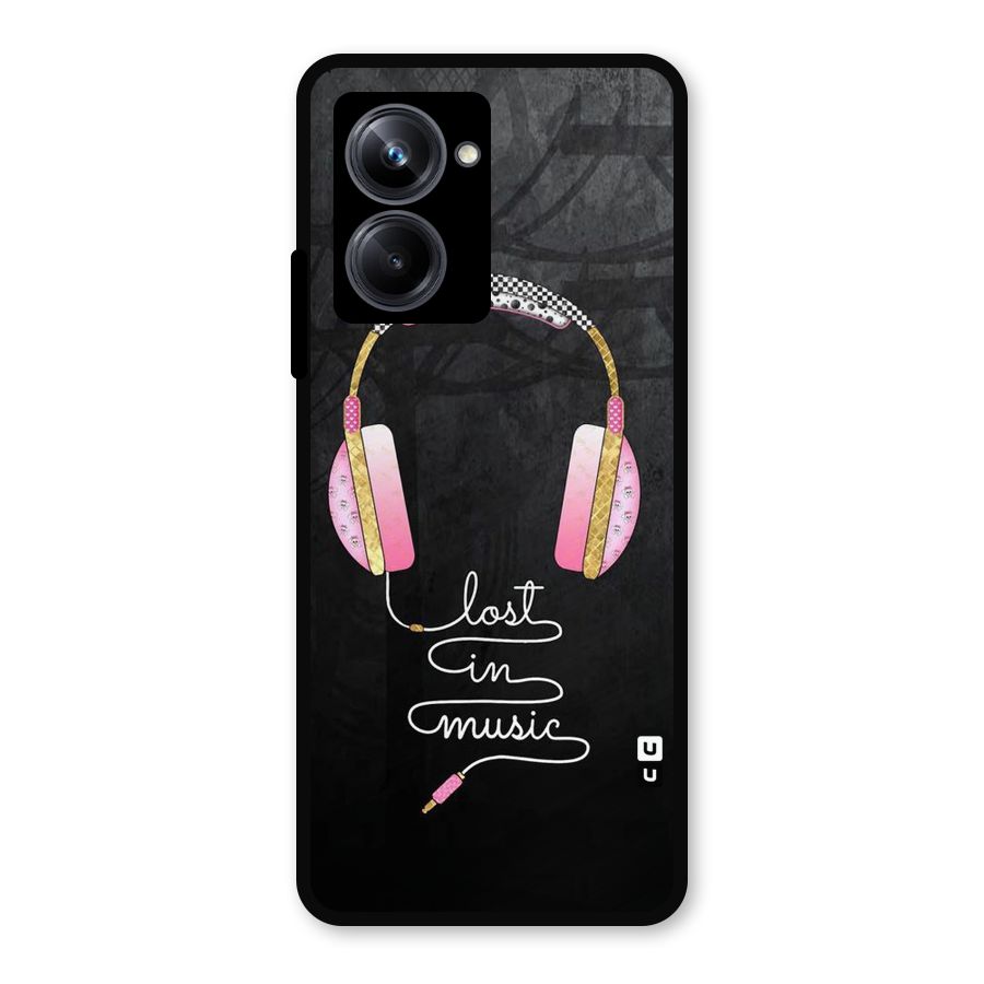 Music Lost Metal Back Case for Realme 10 Pro