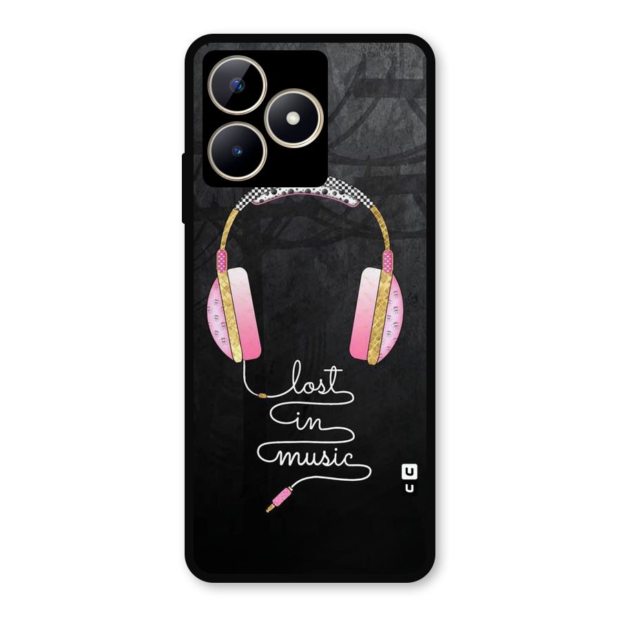 Music Lost Metal Back Case for Realme C53