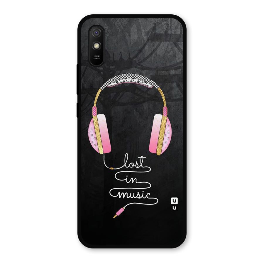 Music Lost Metal Back Case for Redmi 9i