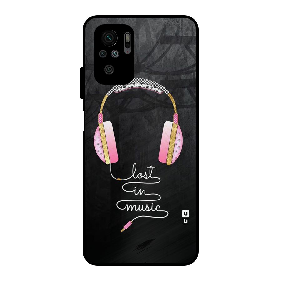 Music Lost Metal Back Case for Redmi Note 10S