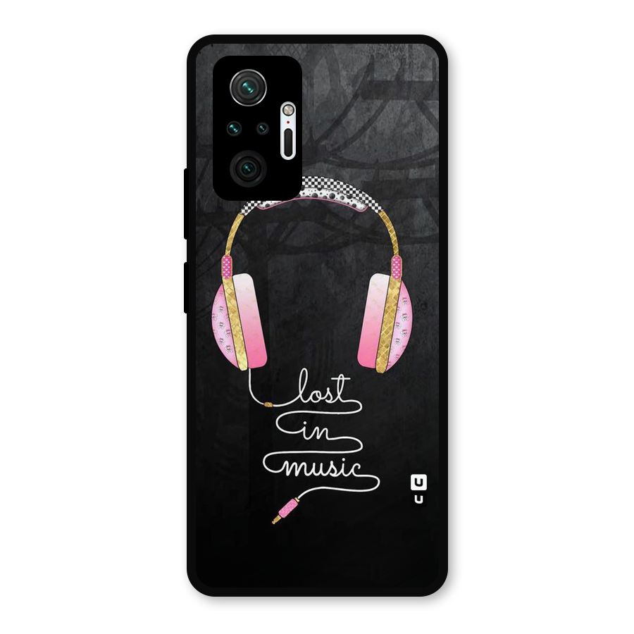 Music Lost Metal Back Case for Redmi Note 10 Pro Max