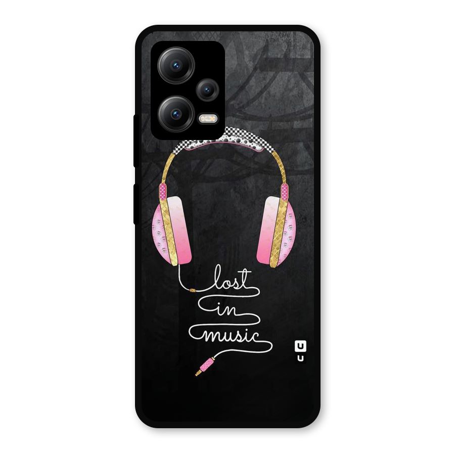 Music Lost Metal Back Case for Redmi Note 12 5G