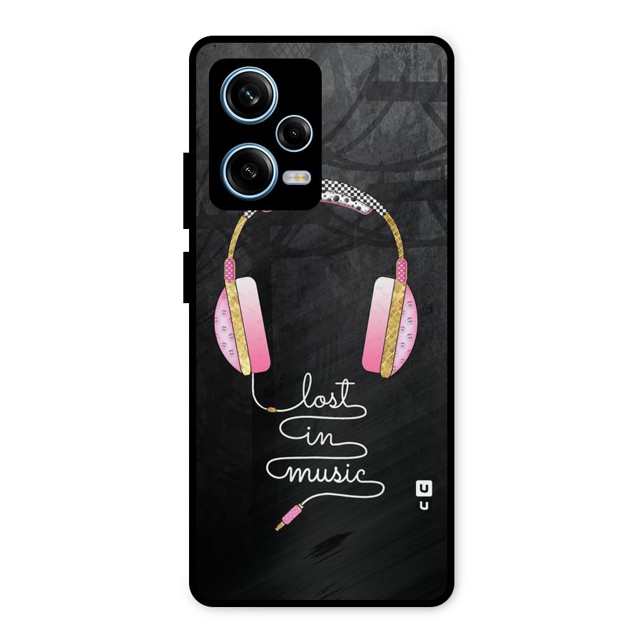 Music Lost Metal Back Case for Redmi Note 12 Pro