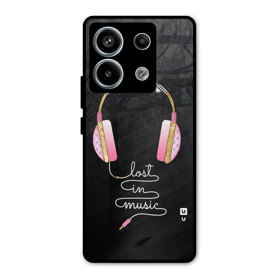 Music Lost Metal Back Case for Redmi Note 13 Pro 5G