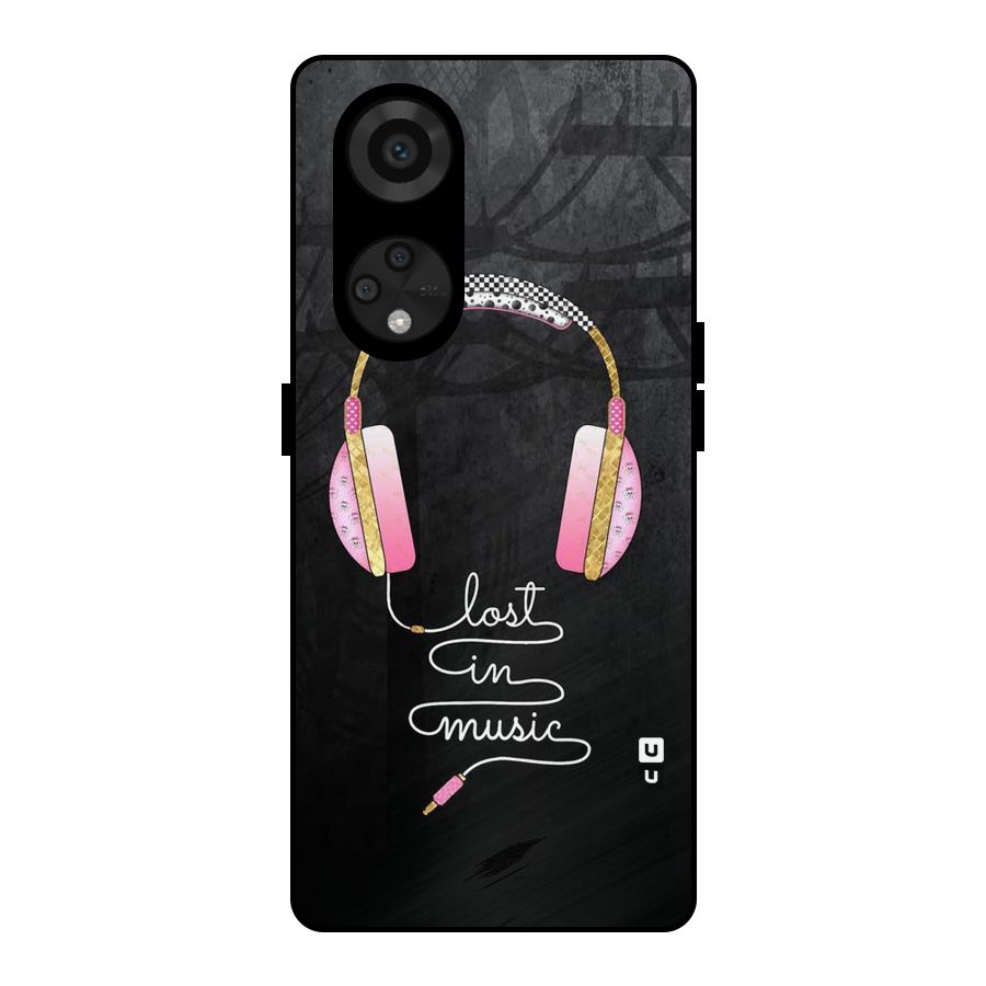 Music Lost Metal Back Case for Reno8 T 5G