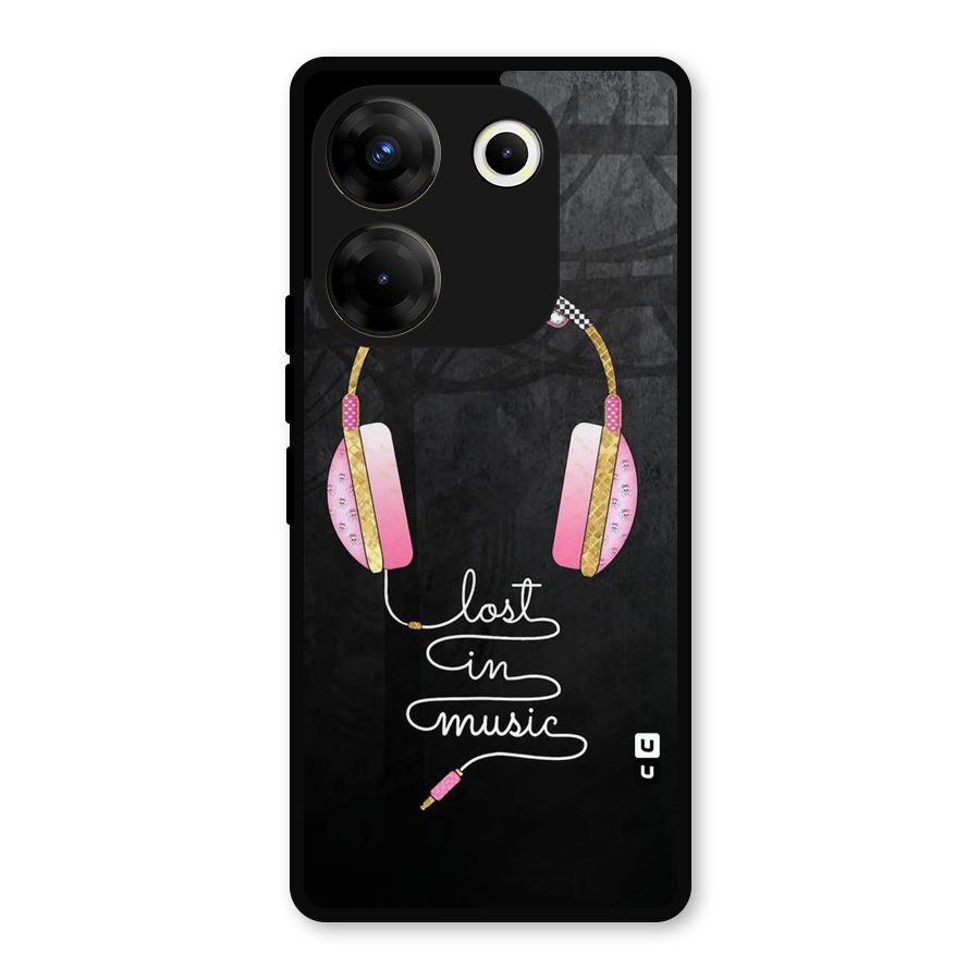 Music Lost Metal Back Case for Tecno Camon 20 Pro