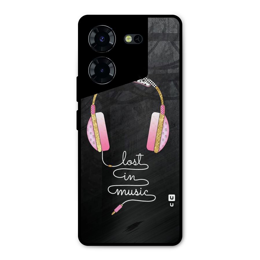 Music Lost Metal Back Case for Tecno Pova 5 Pro 5G