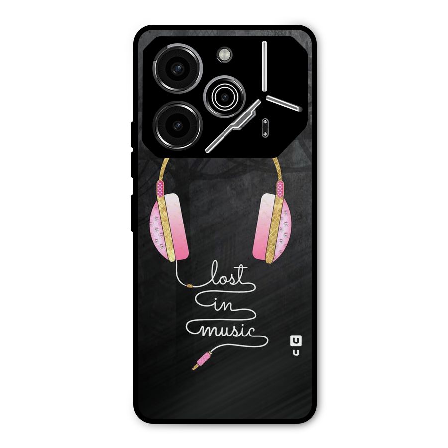 Music Lost Metal Back Case for Tecno Pova 6 Pro