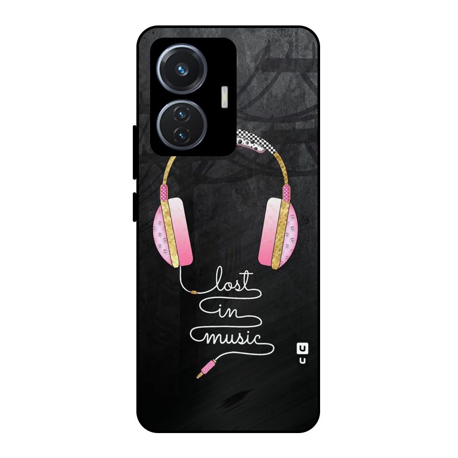 Music Lost Metal Back Case for Vivo T1 44W