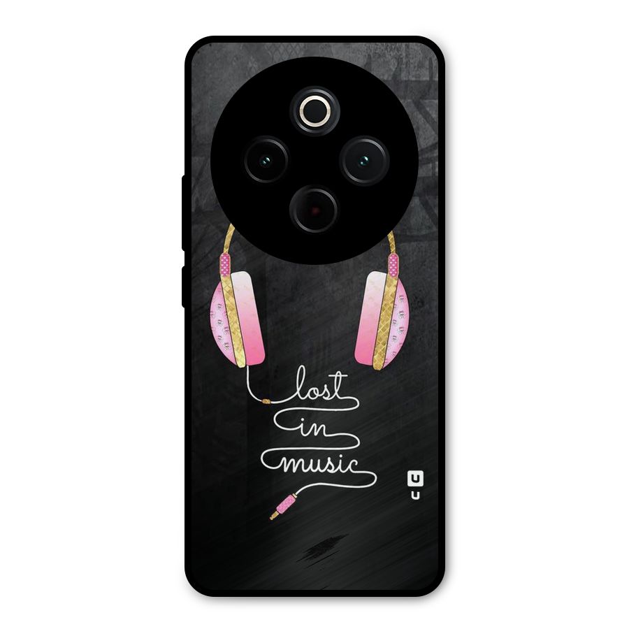 Music Lost Metal Back Case for Vivo T4