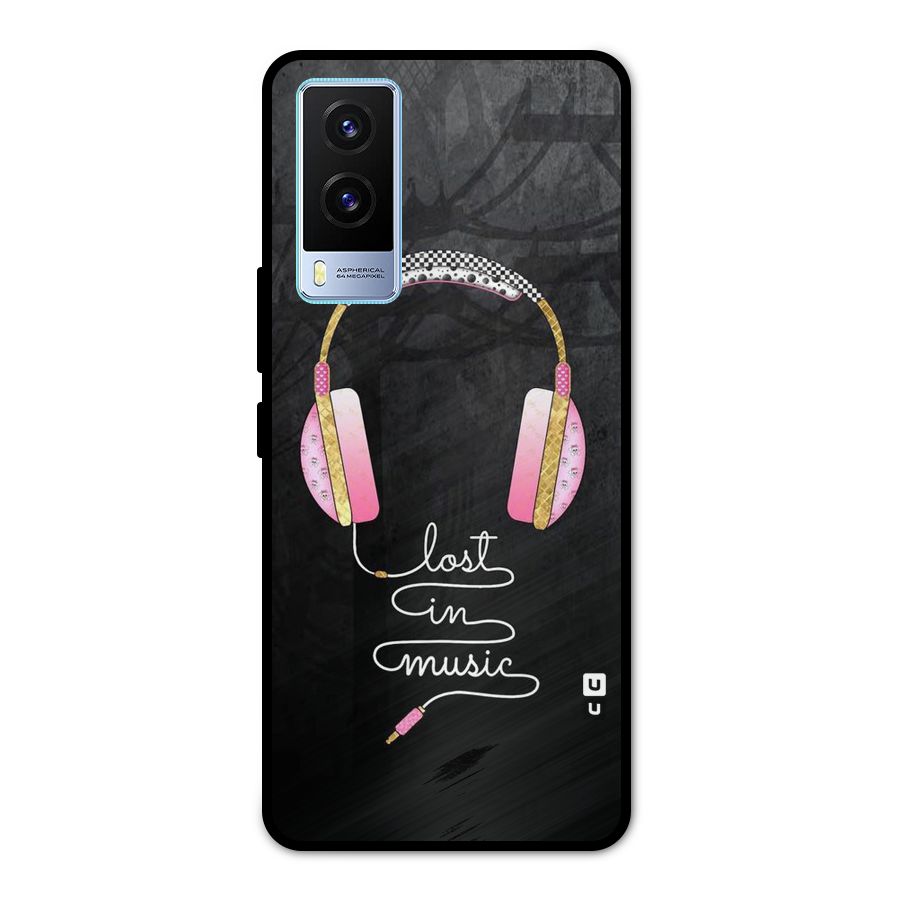 Music Lost Metal Back Case for Vivo V21e 5G