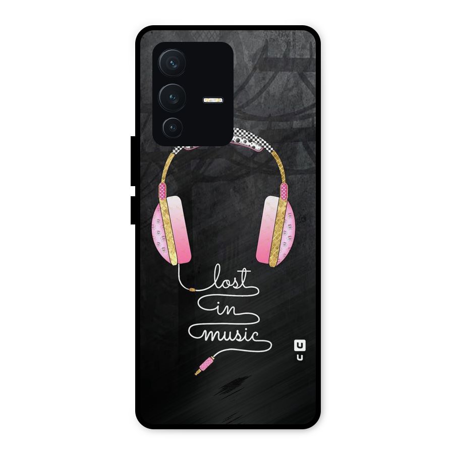 Music Lost Metal Back Case for Vivo V23 5G