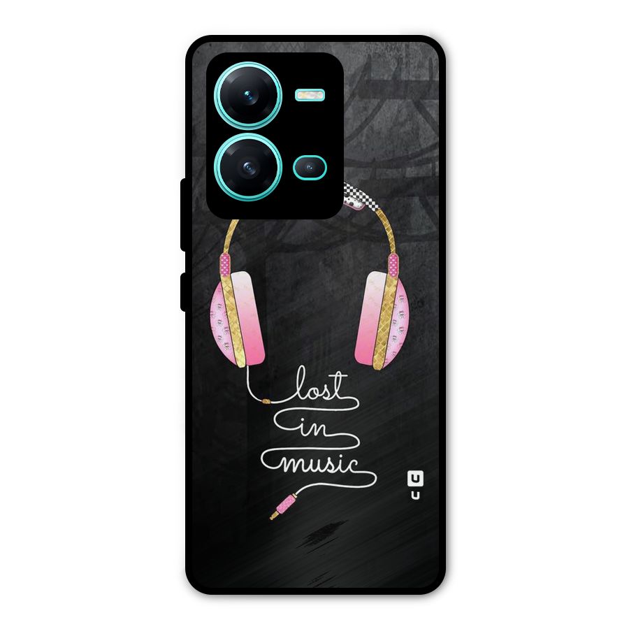 Music Lost Metal Back Case for Vivo V25