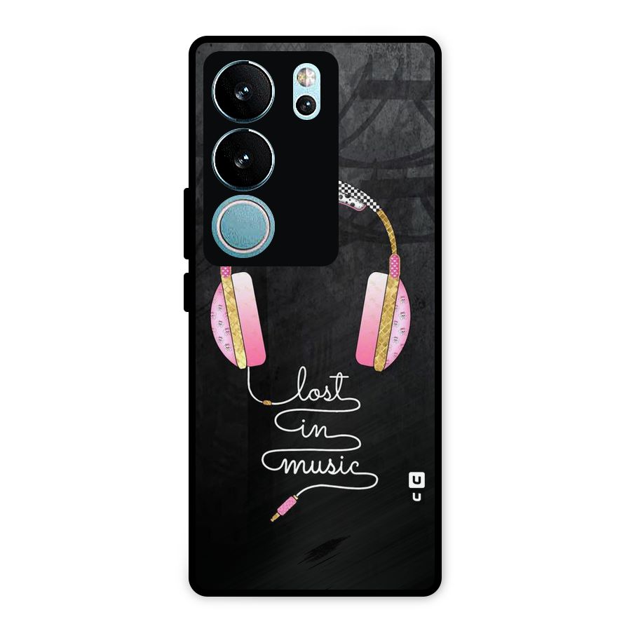 Music Lost Metal Back Case for Vivo V29 Pro