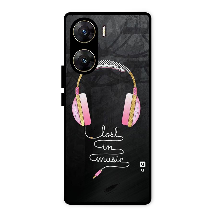 Music Lost Metal Back Case for Vivo V29e