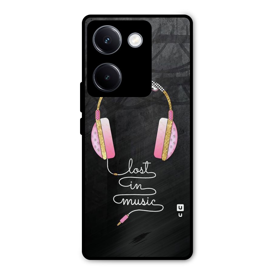 Music Lost Metal Back Case for Vivo Y300 Plus