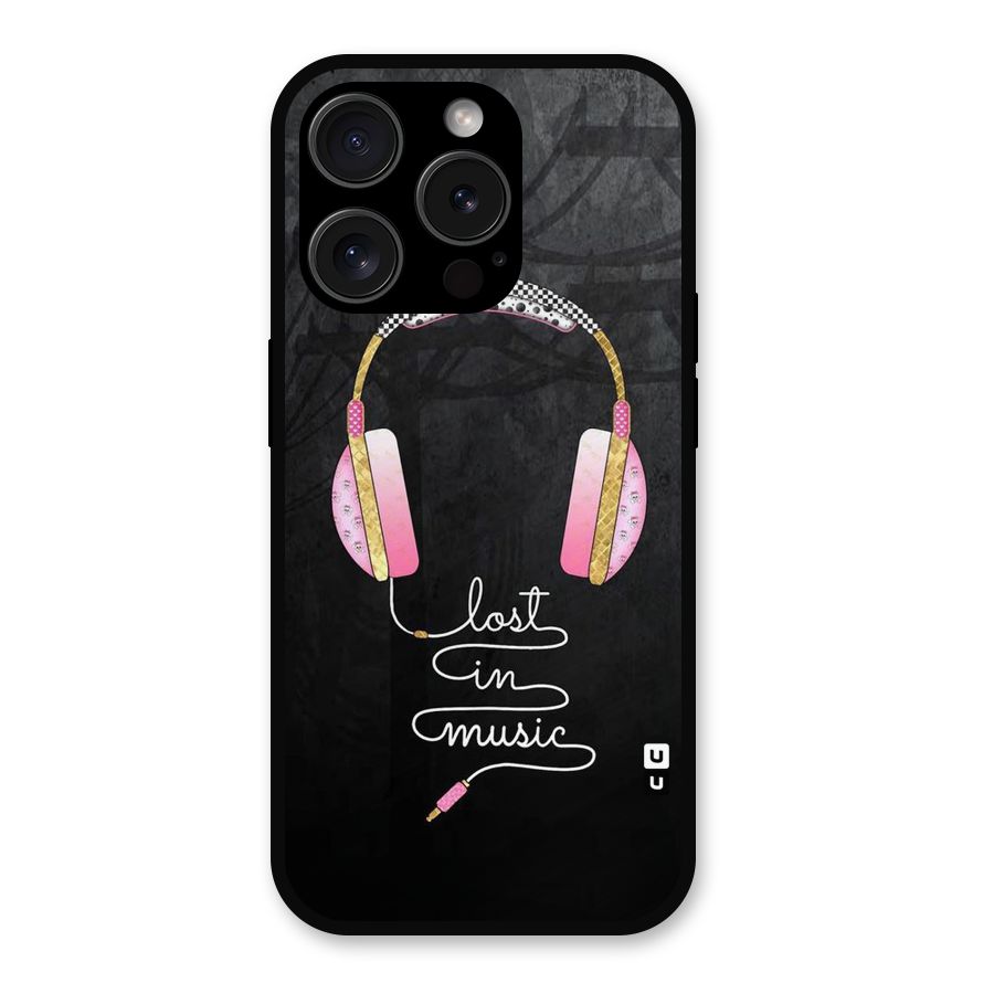Music Lost Metal Back Case for iPhone 15 Pro