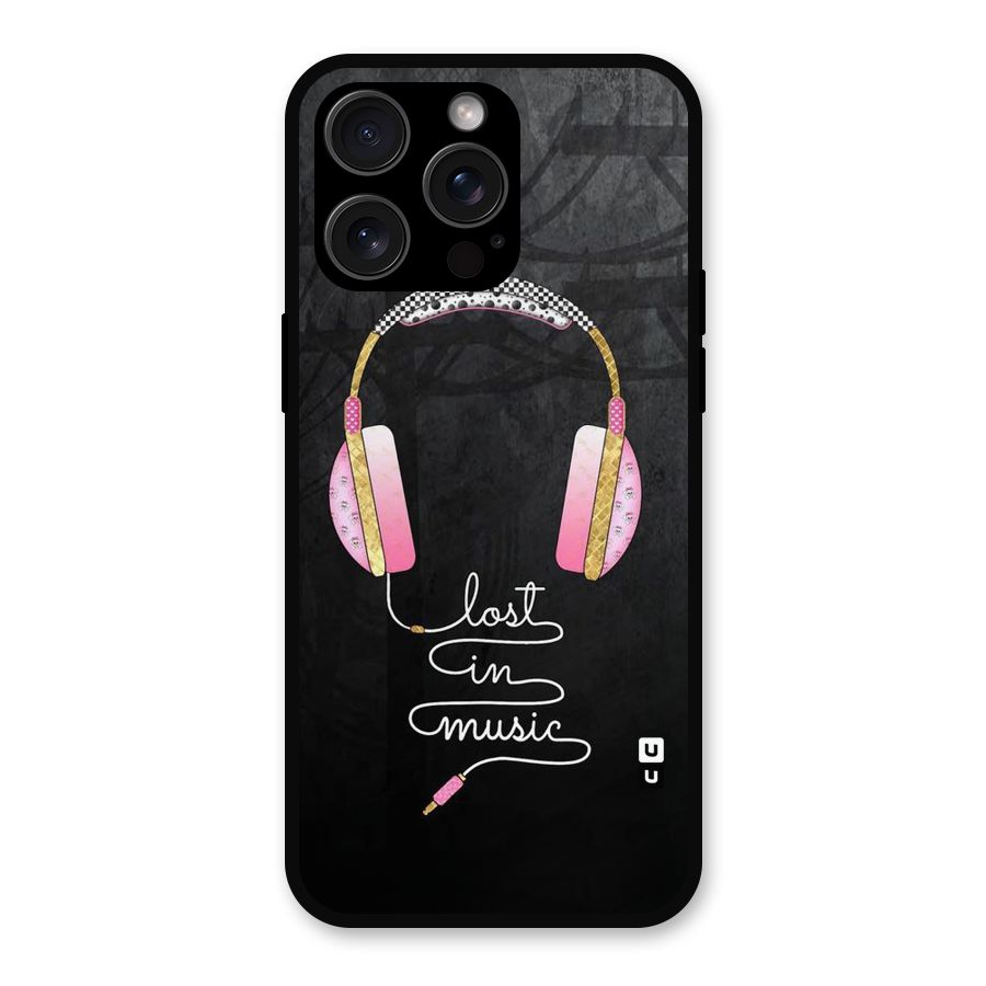 Music Lost Metal Back Case for iPhone 15 Pro Max