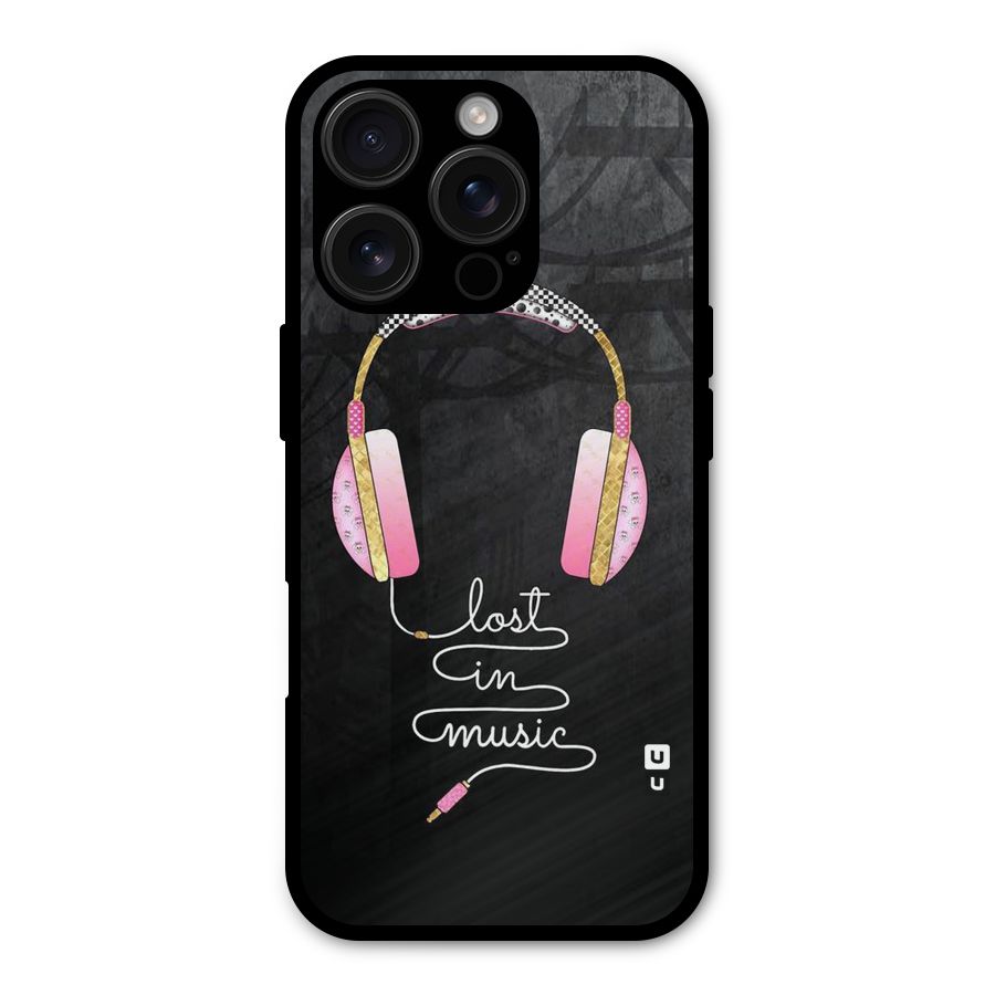 Music Lost Metal Back Case for iPhone 16 Pro