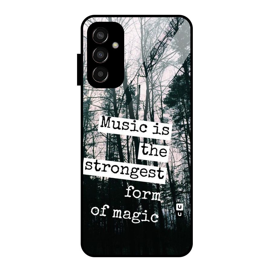 Music Magic Glass Back Case for Galaxy F13