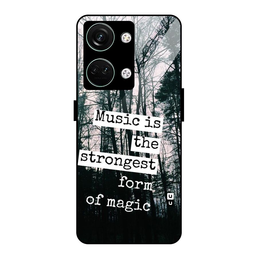 Music Magic Glass Back Case for Oneplus Nord 3