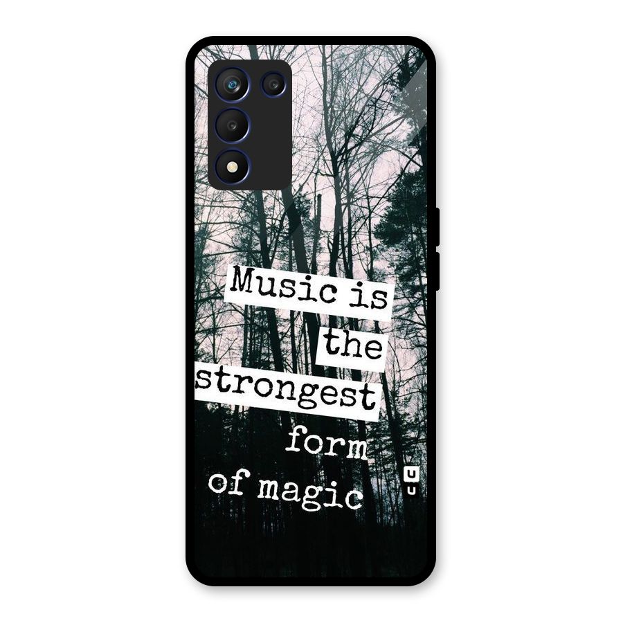 Music Magic Glass Back Case for Realme 9 5G Speed