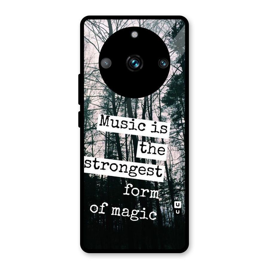 Music Magic Glass Back Case for Realme Narzo 60 Pro