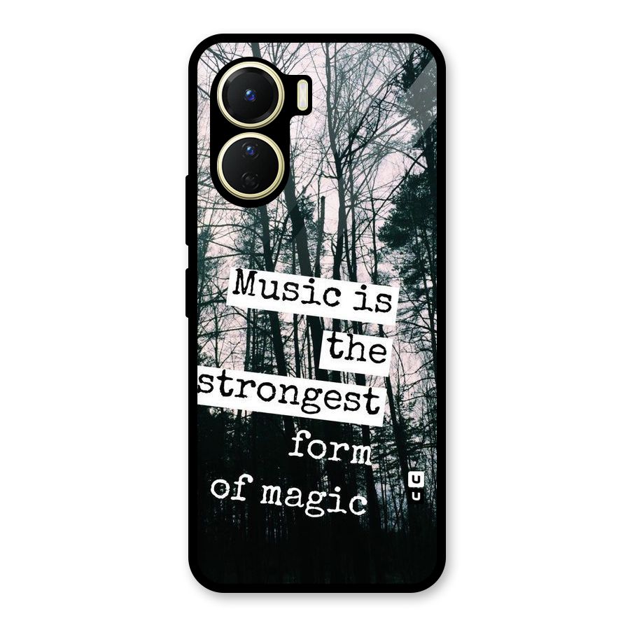 Music Magic Glass Back Case for Vivo Y56