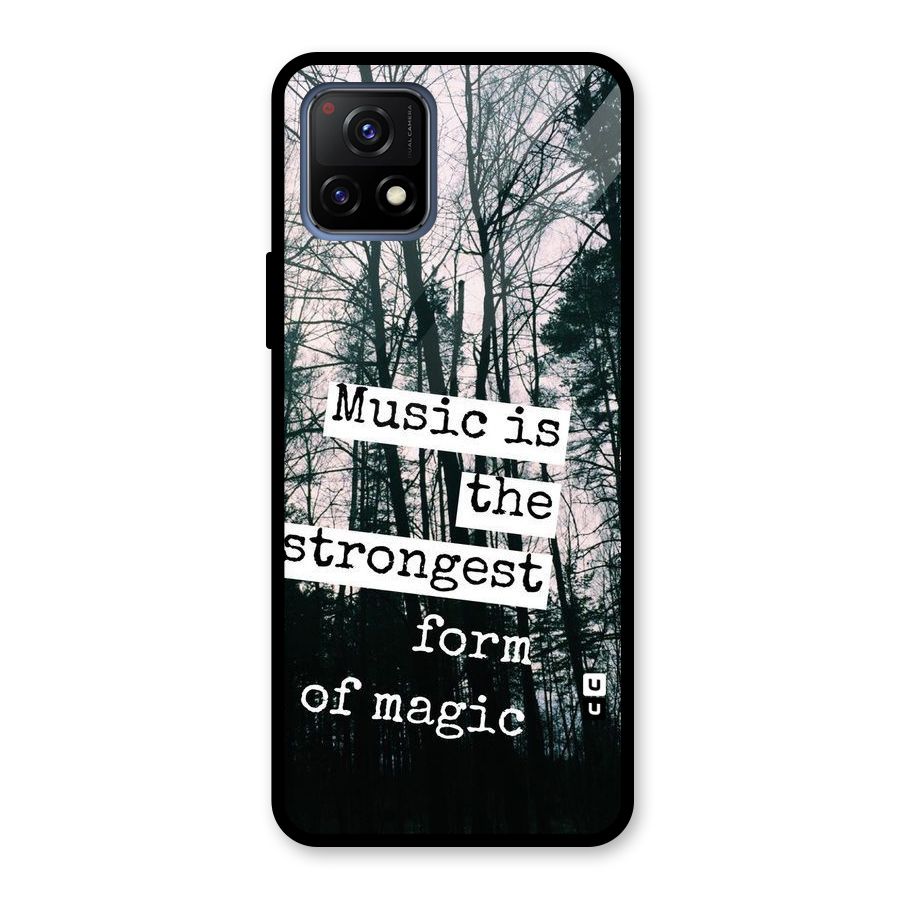 Music Magic Glass Back Case for Vivo Y72 5G