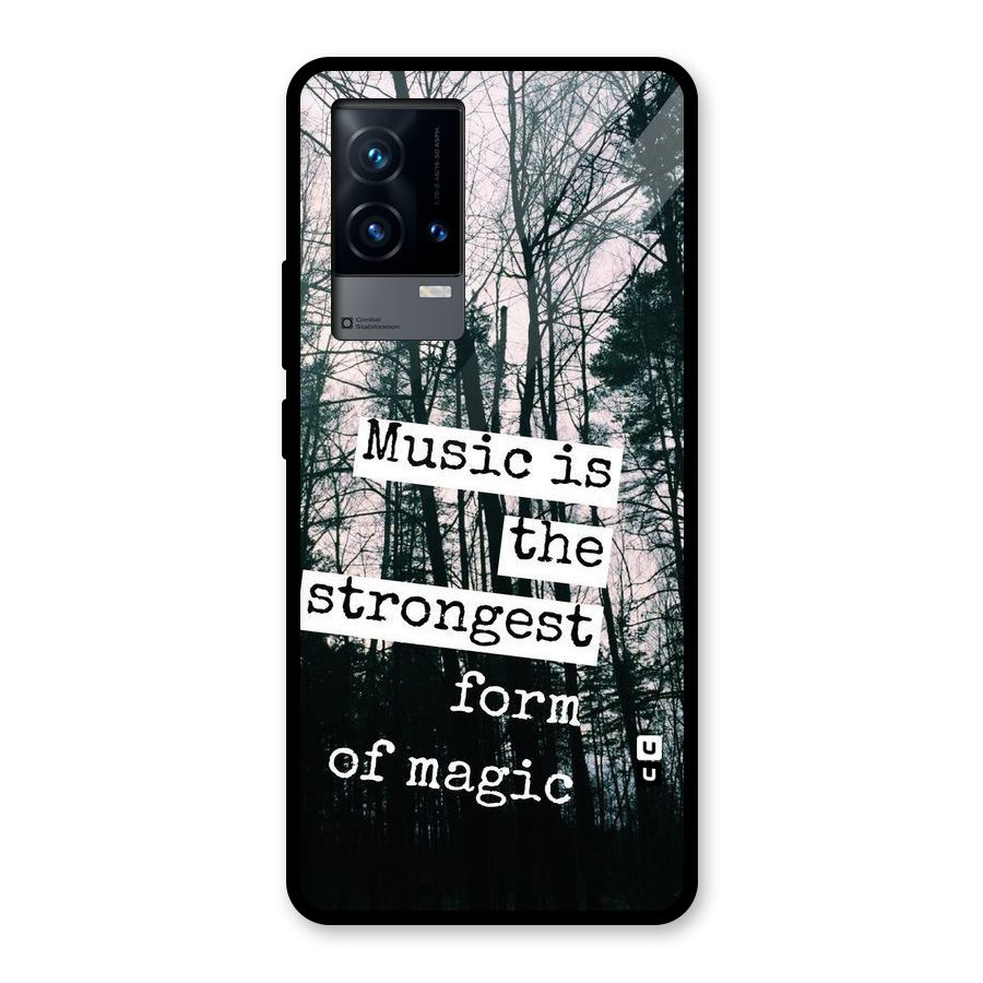 Music Magic Glass Back Case for iQOO 9 5G