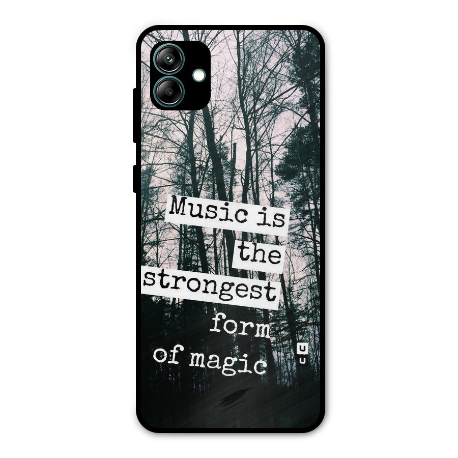 Music Magic Metal Back Case for Galaxy A04