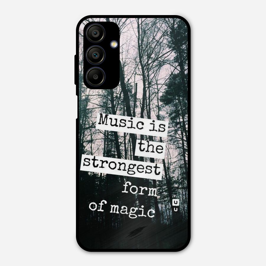 Music Magic Metal Back Case for Galaxy A15 5G