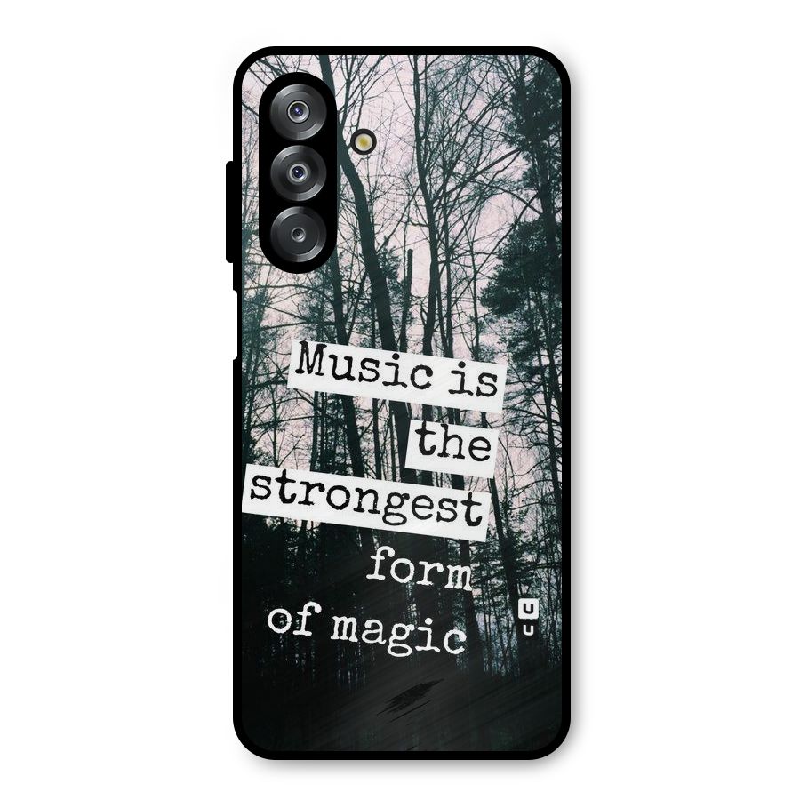 Music Magic Metal Back Case for Galaxy A26