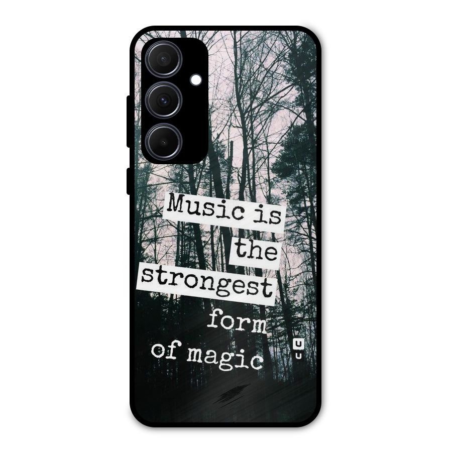 Music Magic Metal Back Case for Galaxy A35