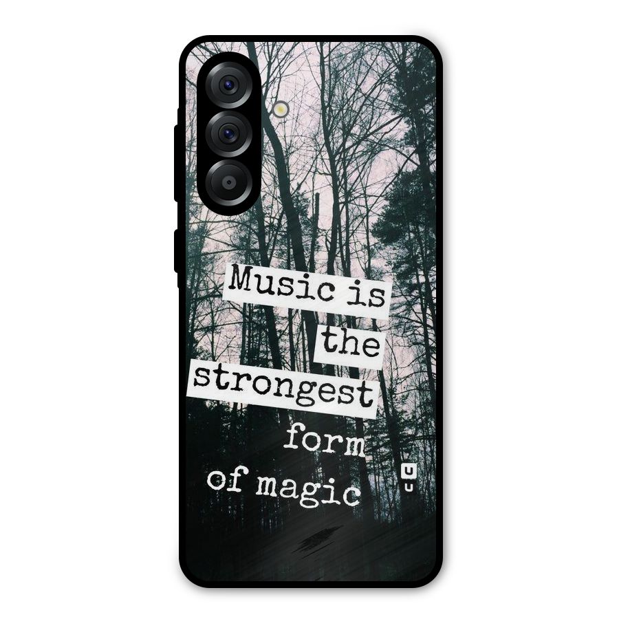 Music Magic Metal Back Case for Galaxy A36