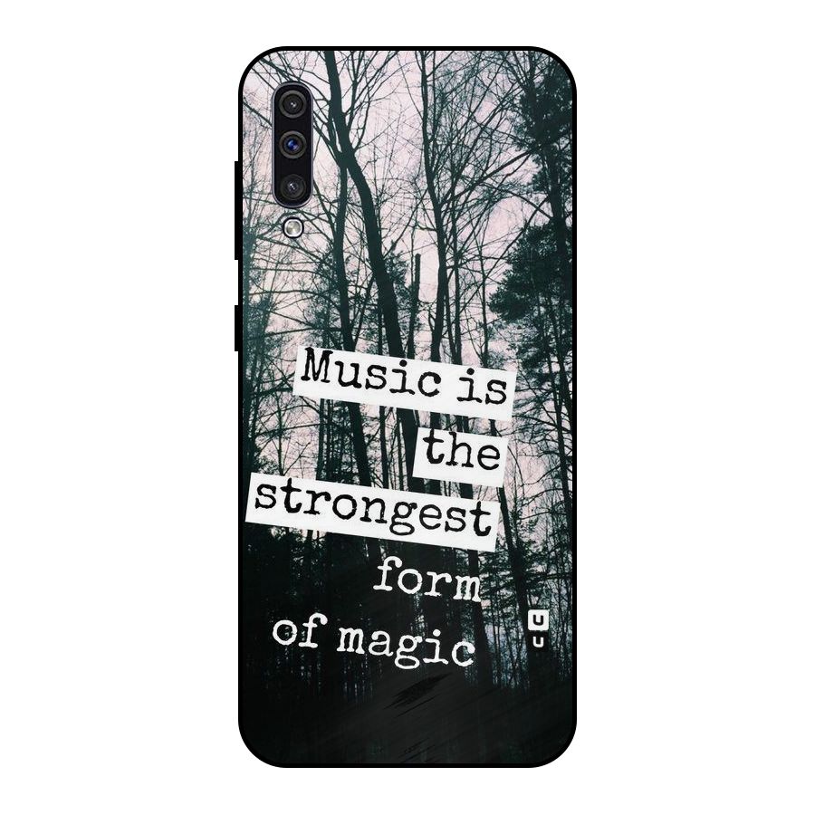 Music Magic Metal Back Case for Galaxy A50