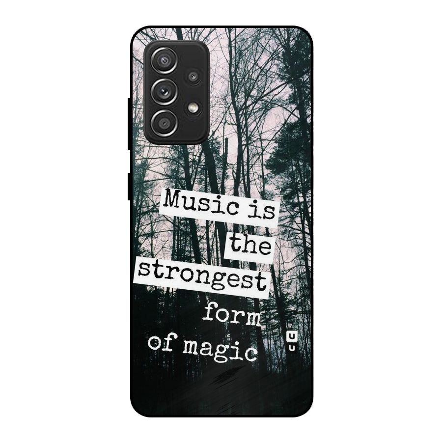 Music Magic Metal Back Case for Galaxy A52s 5G