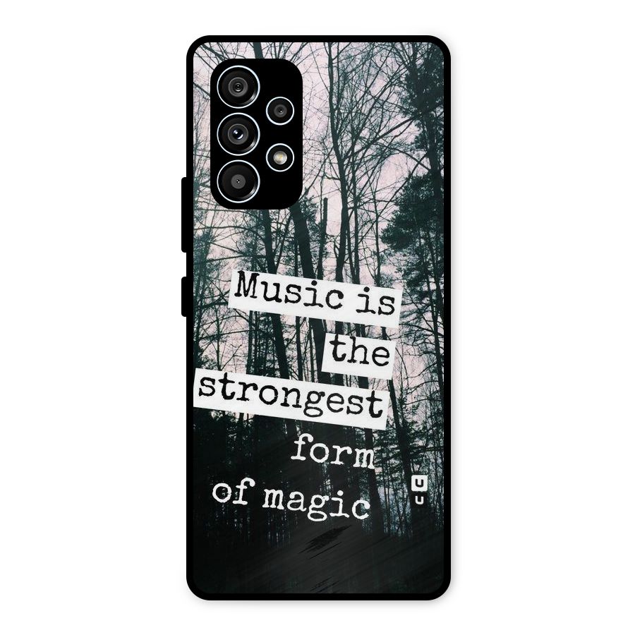 Music Magic Metal Back Case for Galaxy A53 5G