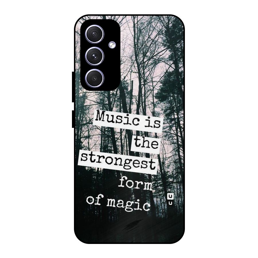 Music Magic Metal Back Case for Galaxy A54