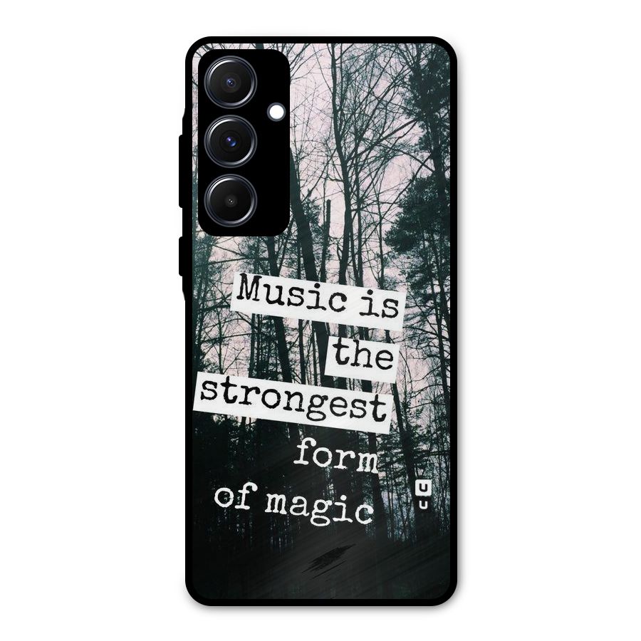 Music Magic Metal Back Case for Galaxy A55