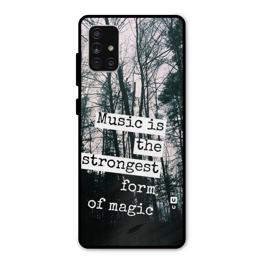 Music Magic Metal Back Case for Galaxy A71