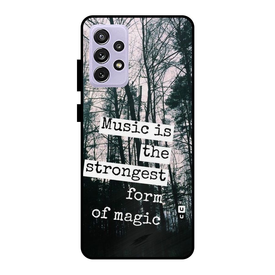 Music Magic Metal Back Case for Galaxy A72