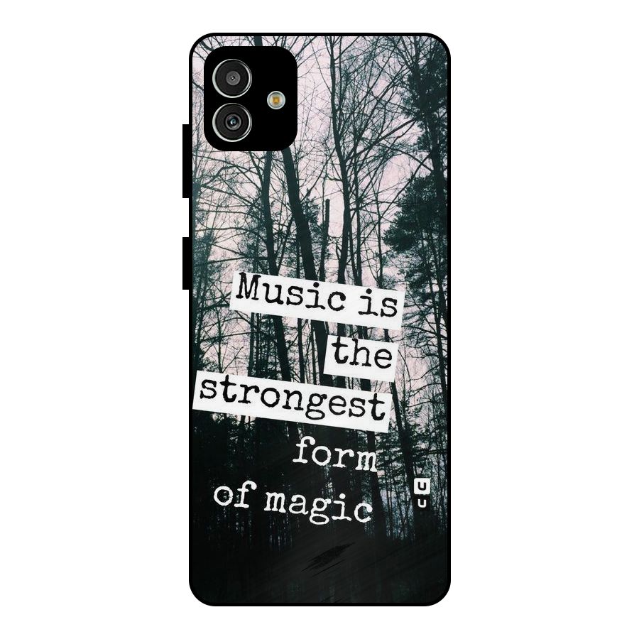 Music Magic Metal Back Case for Galaxy M13 5G