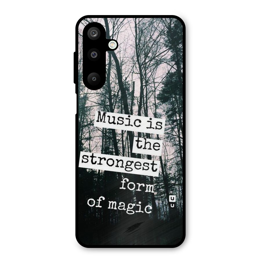 Music Magic Metal Back Case for Galaxy M16