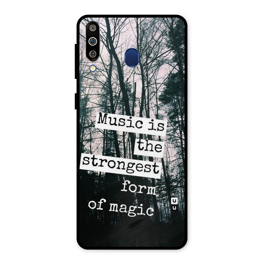 Music Magic Metal Back Case for Galaxy M30