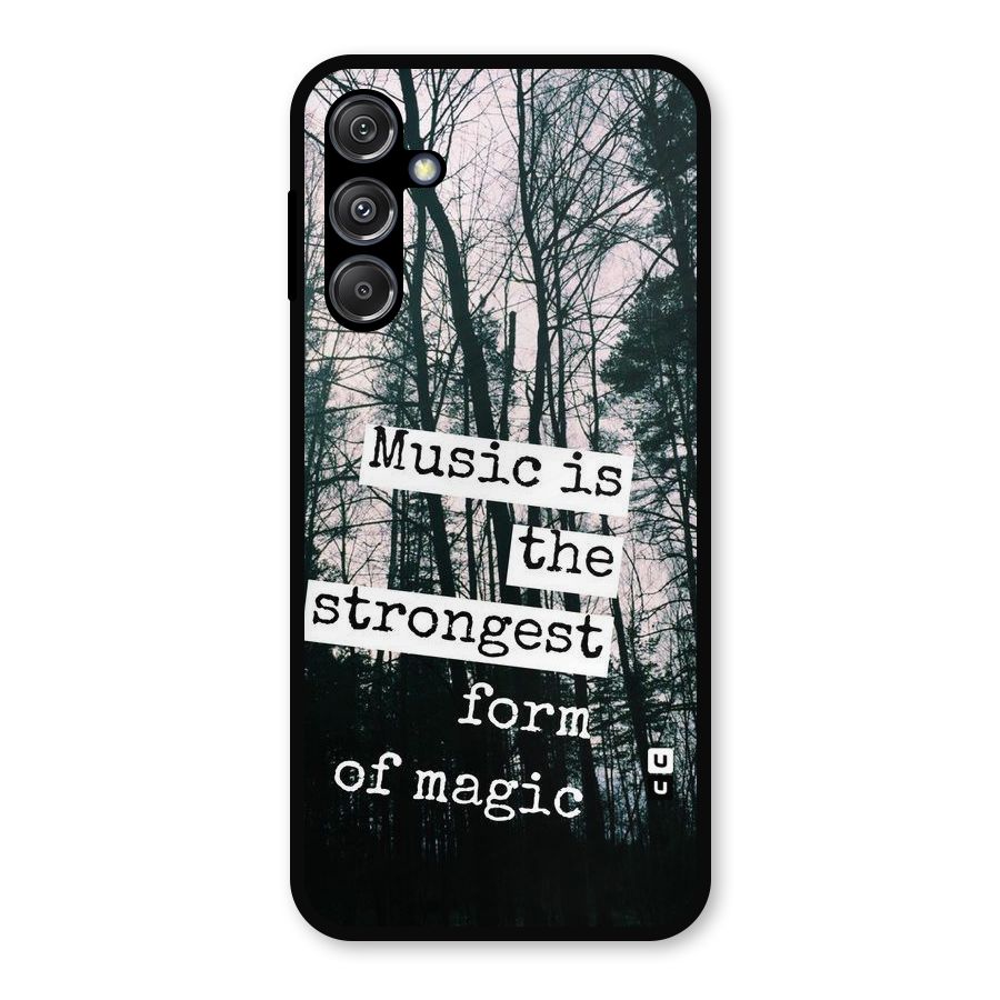 Music Magic Metal Back Case for Galaxy M34 5G